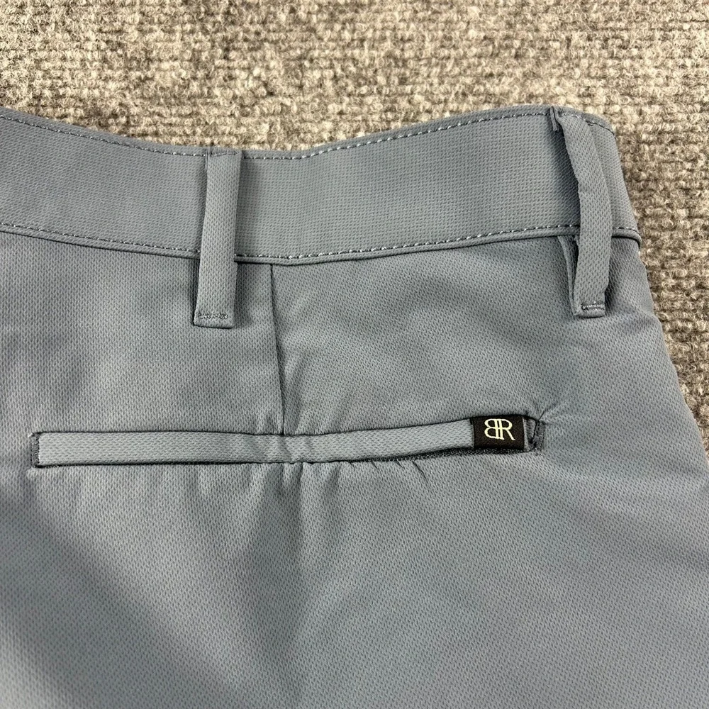 Banana Republic Performance Pants Mens 36x32 China Blue Textured‎ Polyester Golf